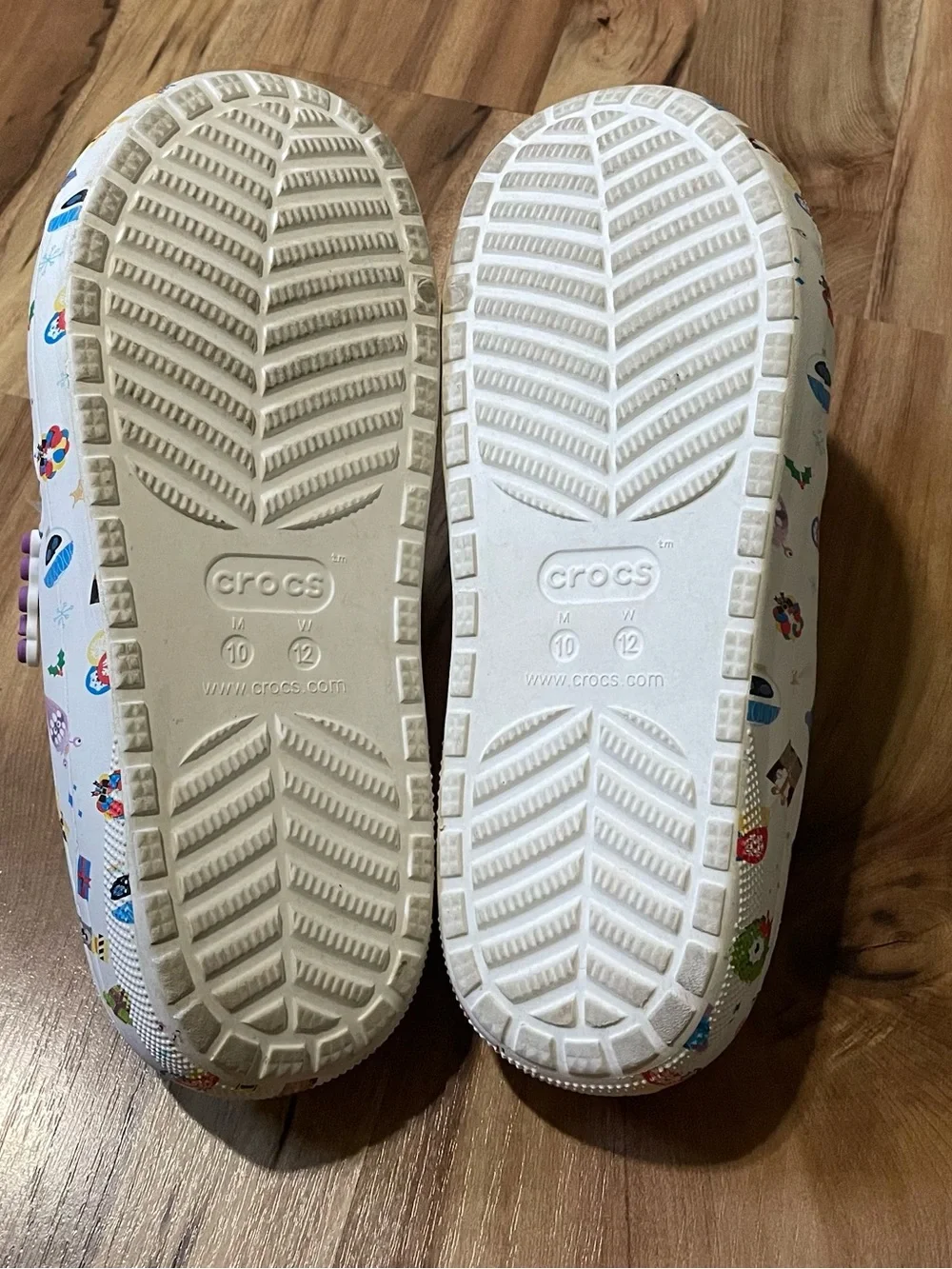 Disney Pixar Crocs Toy to the World Faux Fur Lined Slides Unisex Size 10M 12W